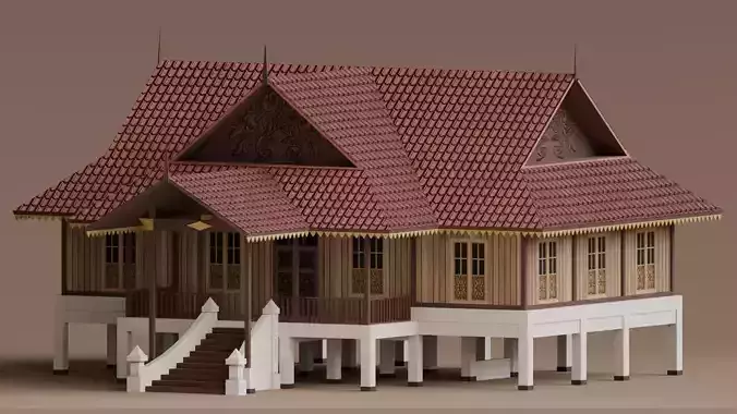 Traditional Houses - Rumah Belah Bubung