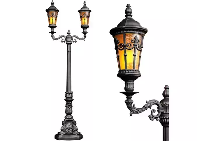 Outdoor classic street lamp light Lantern Lamppost streetlight