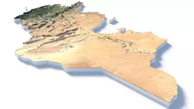 Tunisia Terrain Country