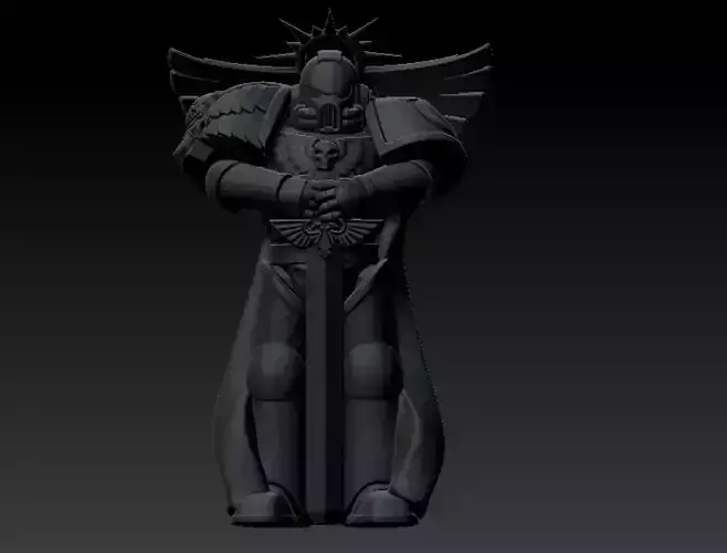 3D Printable Warrior Character 
