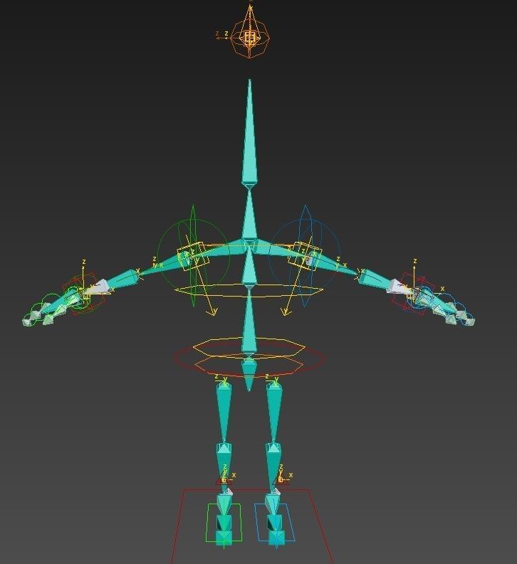 Knight in armor Low-poly 3D model_15