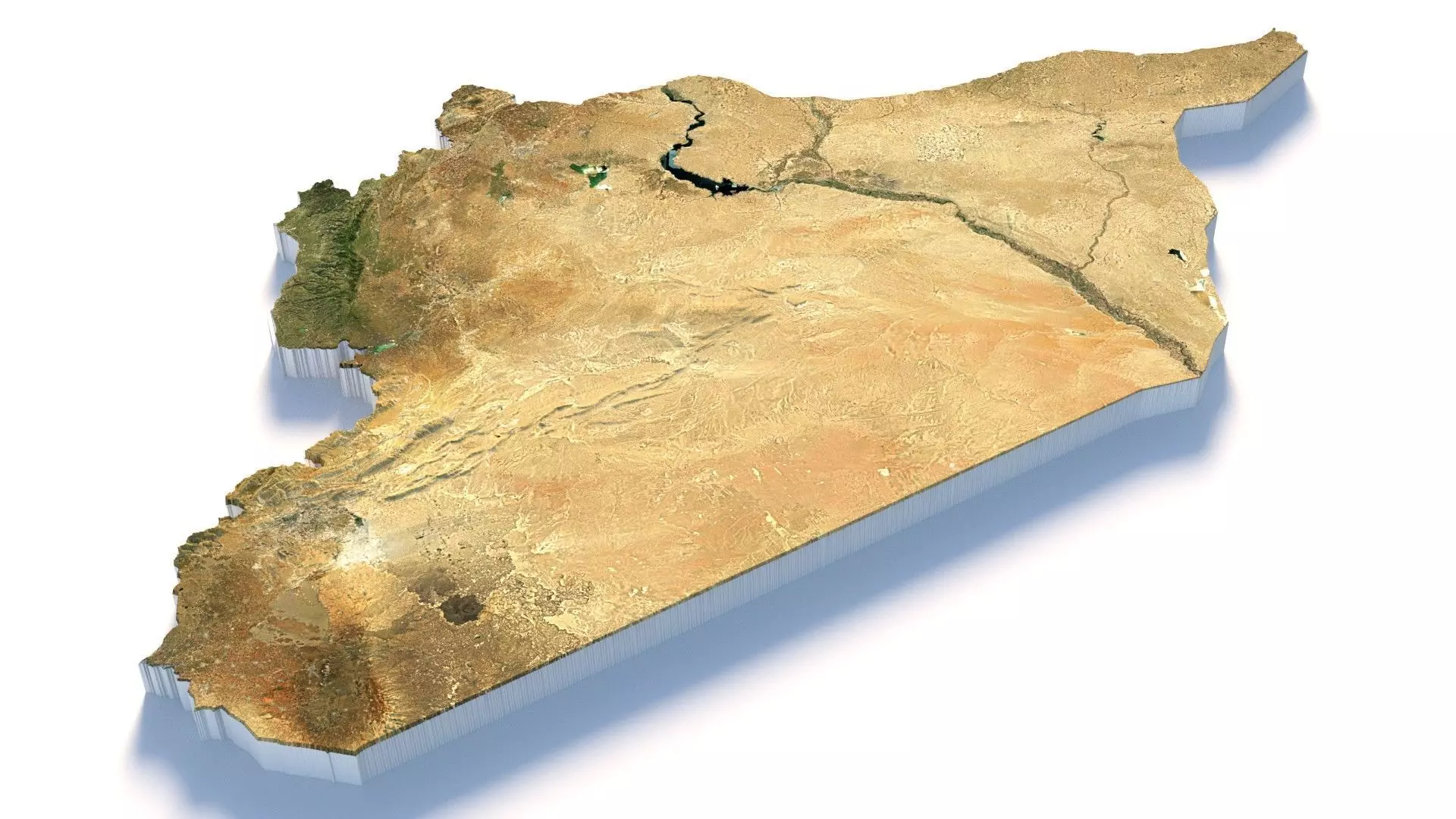 Syria Terrain Country 3D model