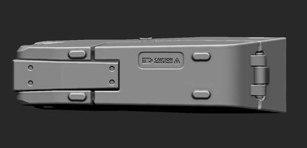 Hard Surface Sci Fi Gadget 3D model_11