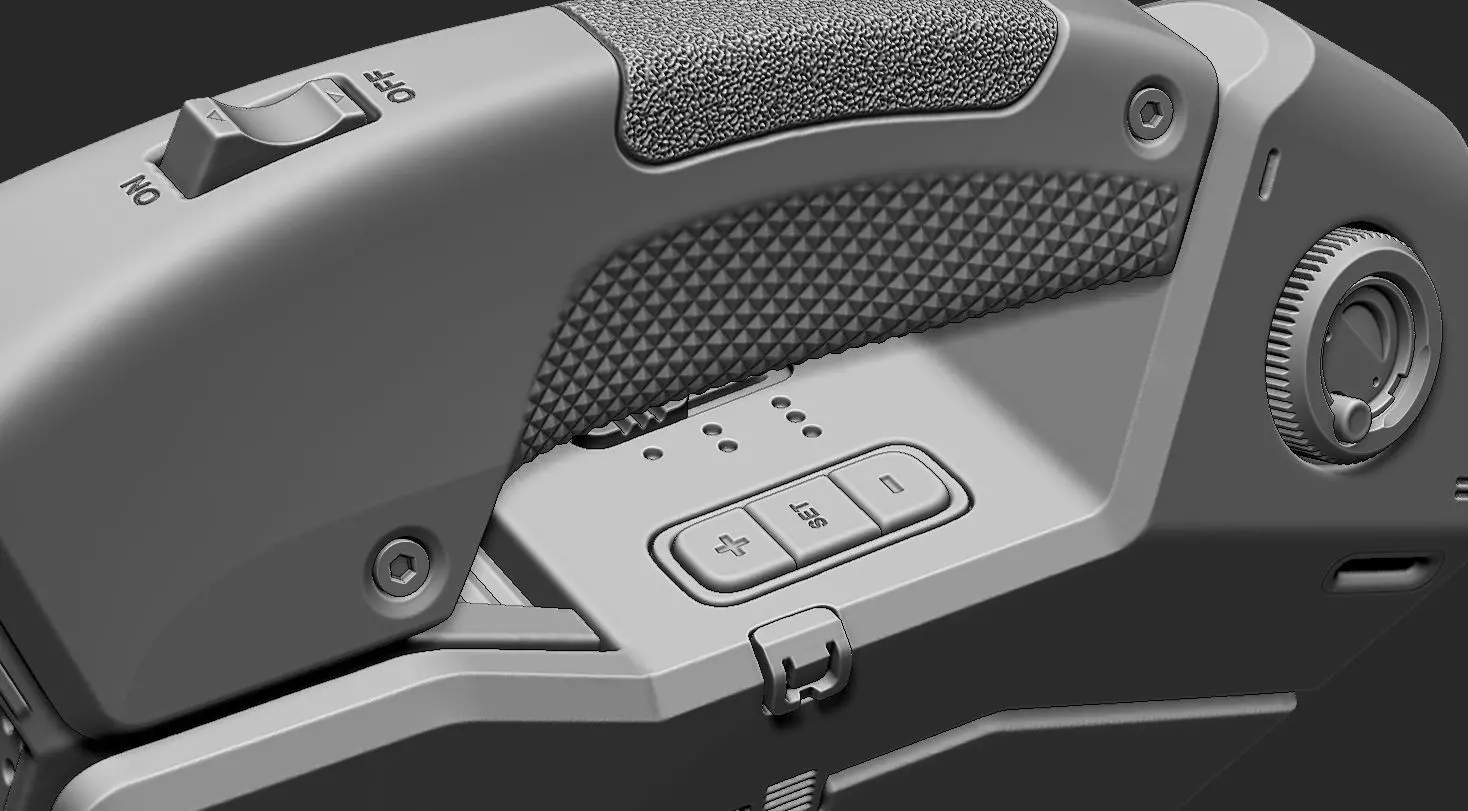 Hard Surface Sci Fi Gadget 3D model_14