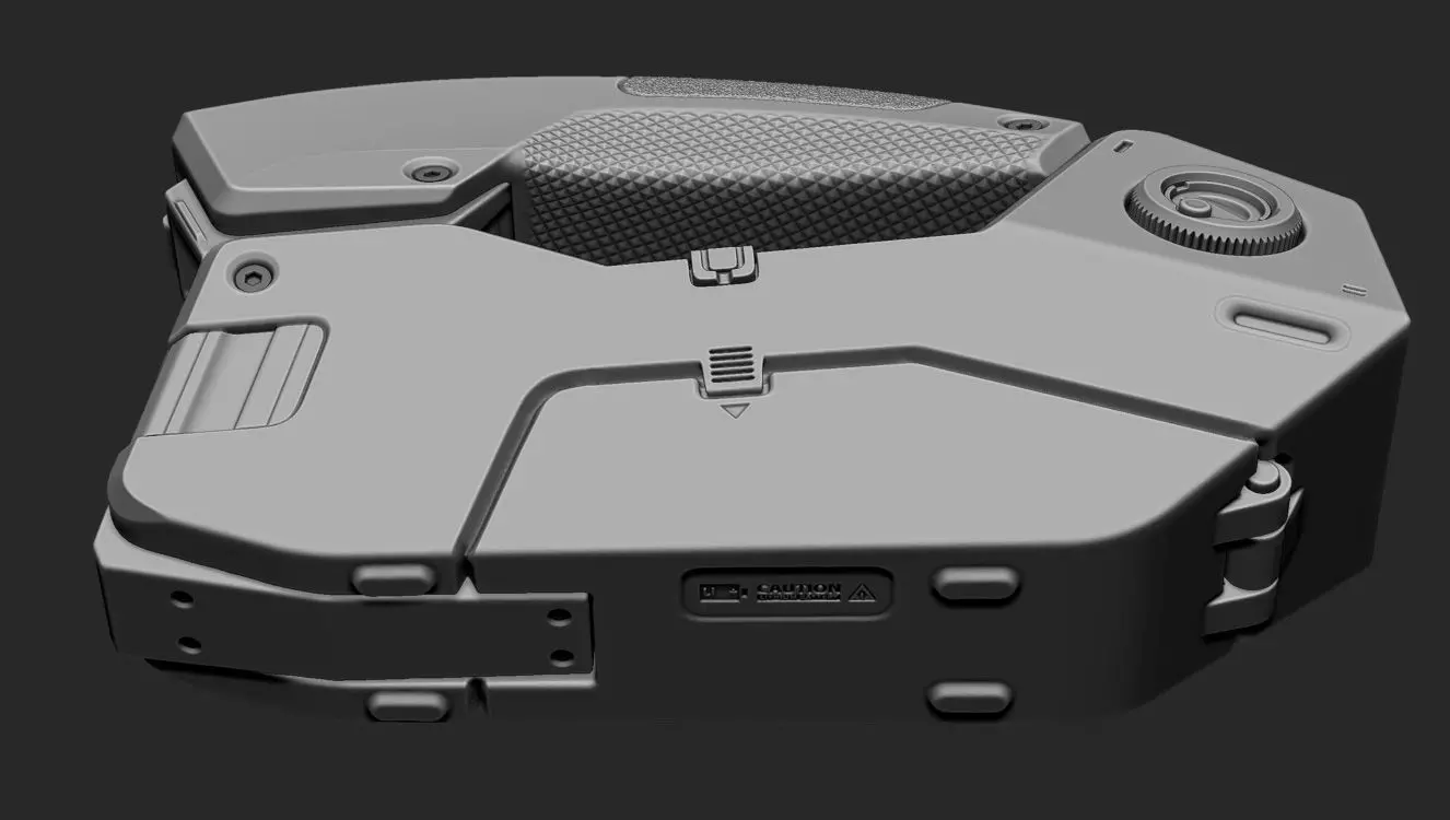 Hard Surface Sci Fi Gadget 3D model_8