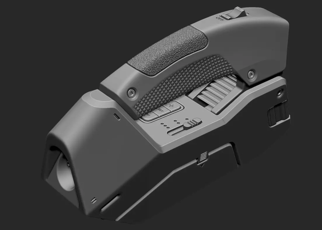 Hard Surface Sci Fi Gadget 3D model_7