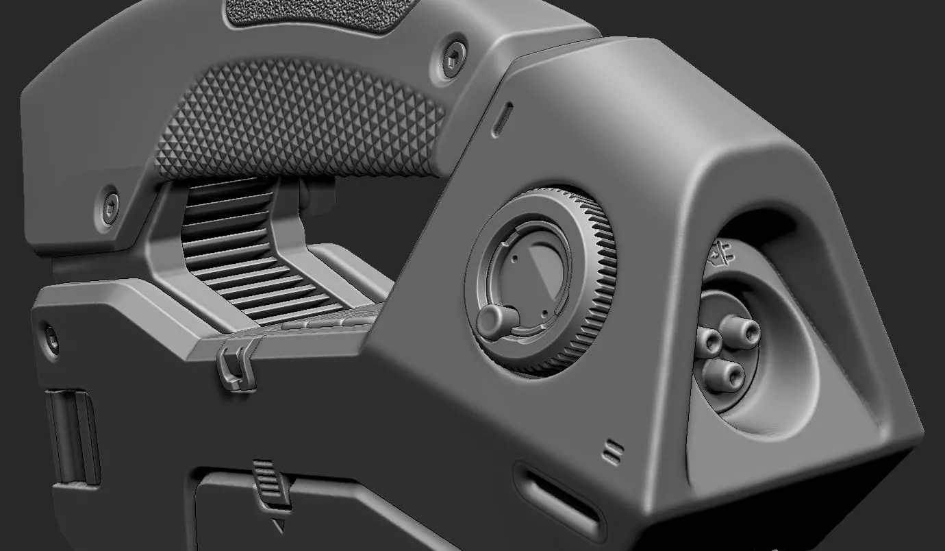 Hard Surface Sci Fi Gadget 3D model_13