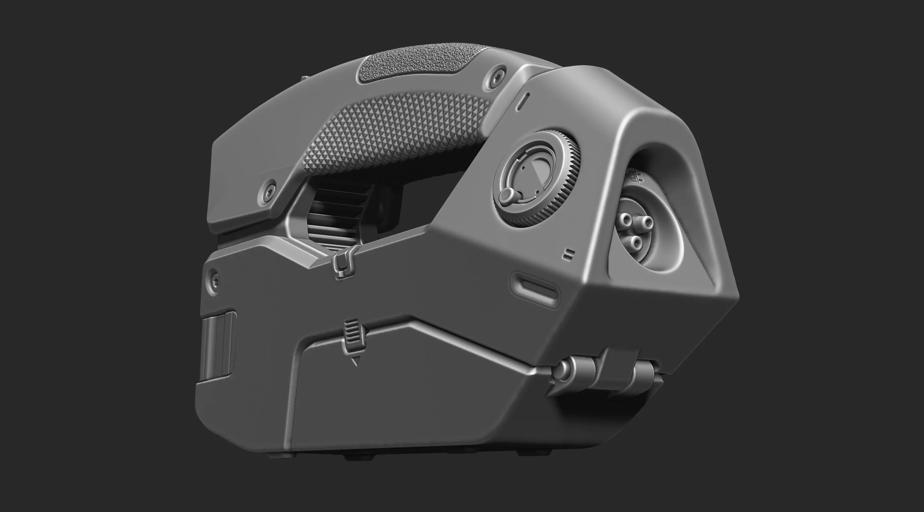 Hard Surface Sci Fi Gadget 3D model_1