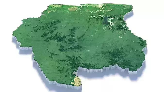 Suriname Terrain Country
