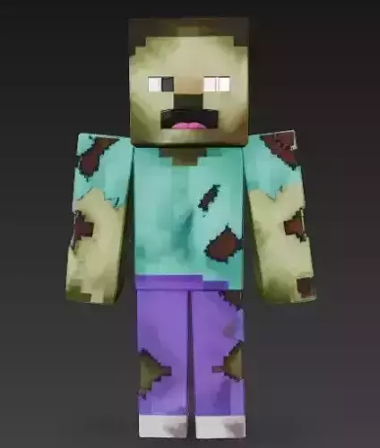 The Blocky Dead Low-poly 3D model