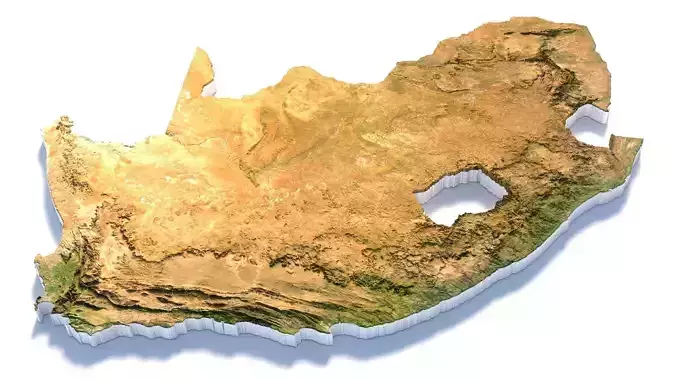 South Africa Terrain Country