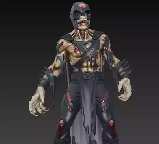 Taskmaster Revenant Low-poly 3D model