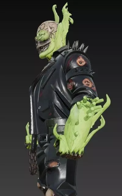 The Spectral Rider Low-poly 3D model_2