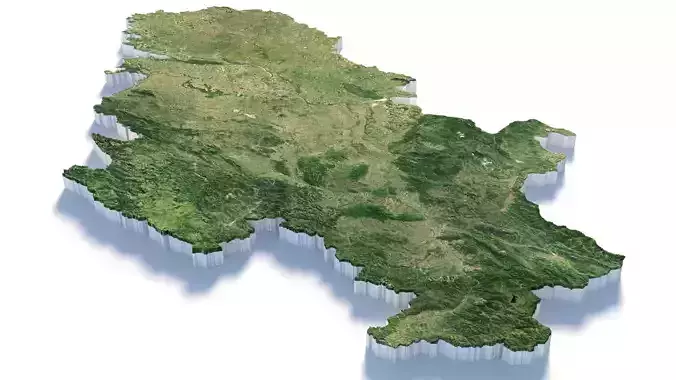 Serbia Terrain Country