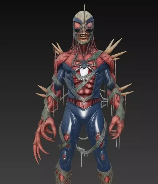 The Savage Crawler SpiderMan Low-poly 3D model