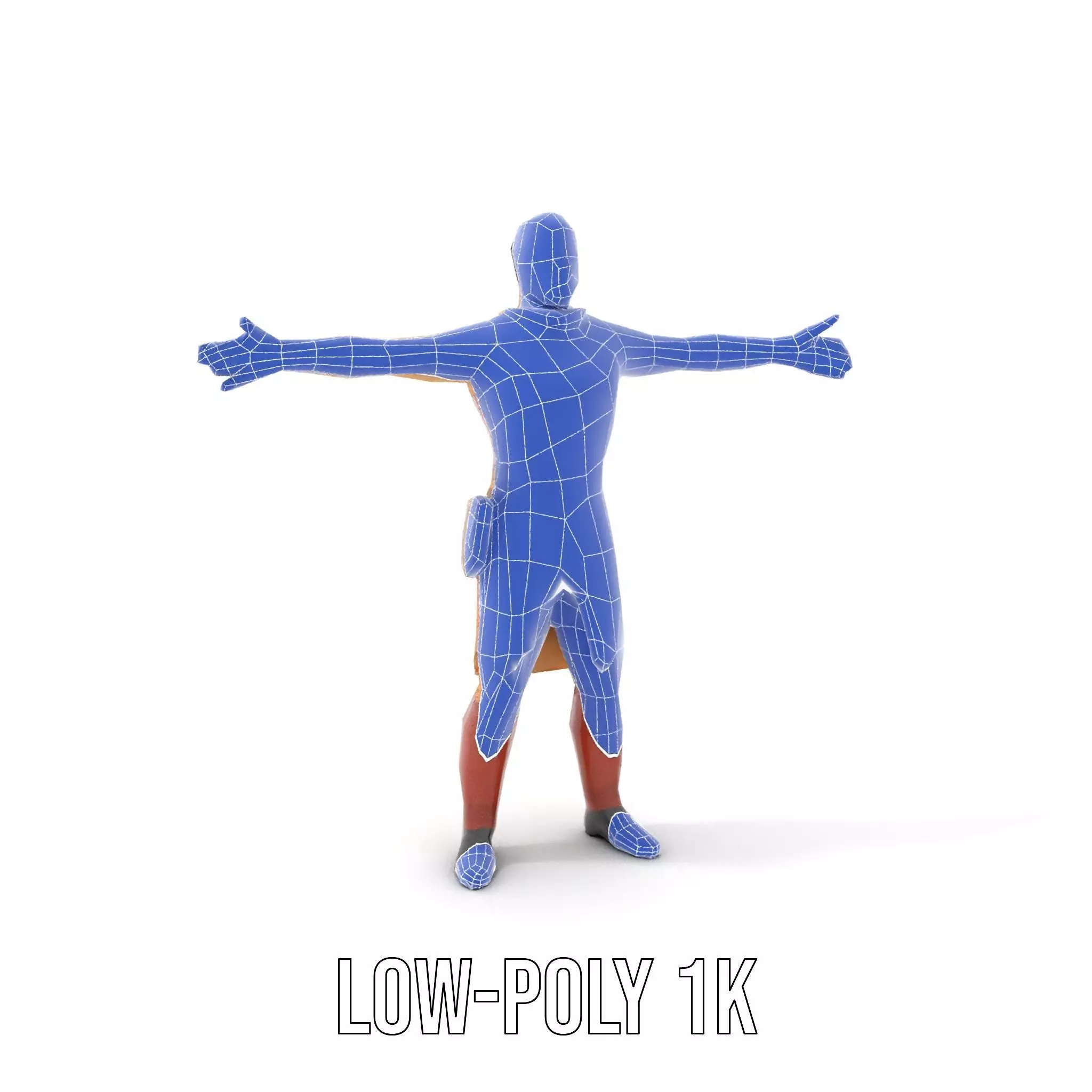 Desert Scout Costume model pack Low-poly 3D model_17