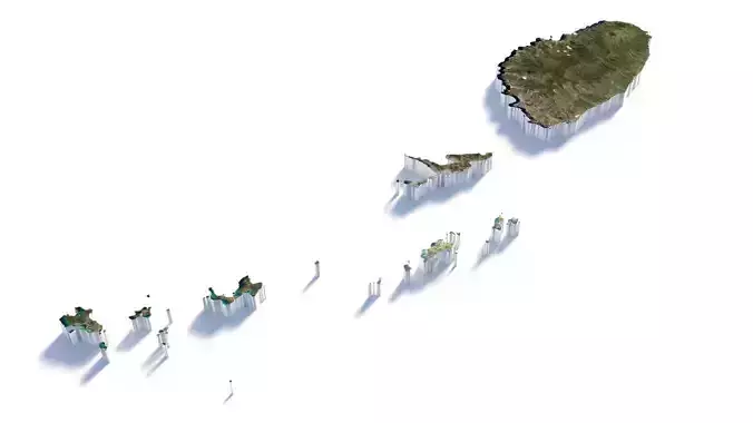 Saint Vincent and the Grenadines Terrain Country