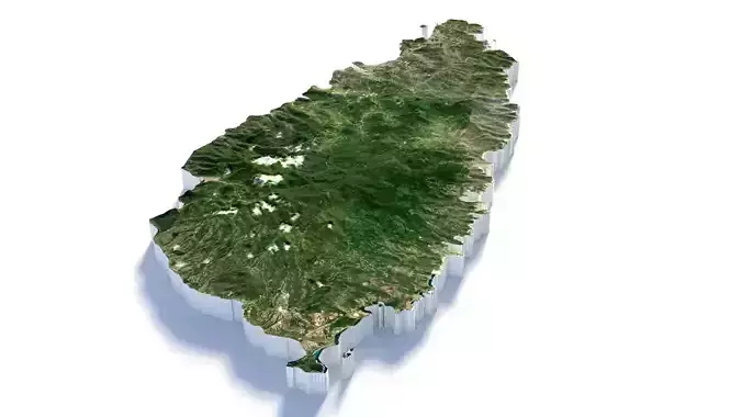 Saint Lucia Terrain Country