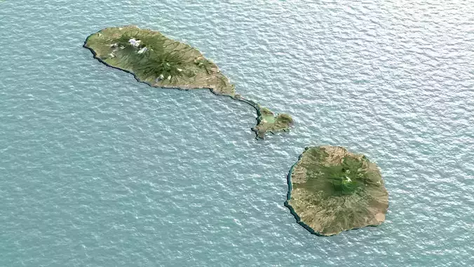 Saint Kitts and Nevis Terrain Country