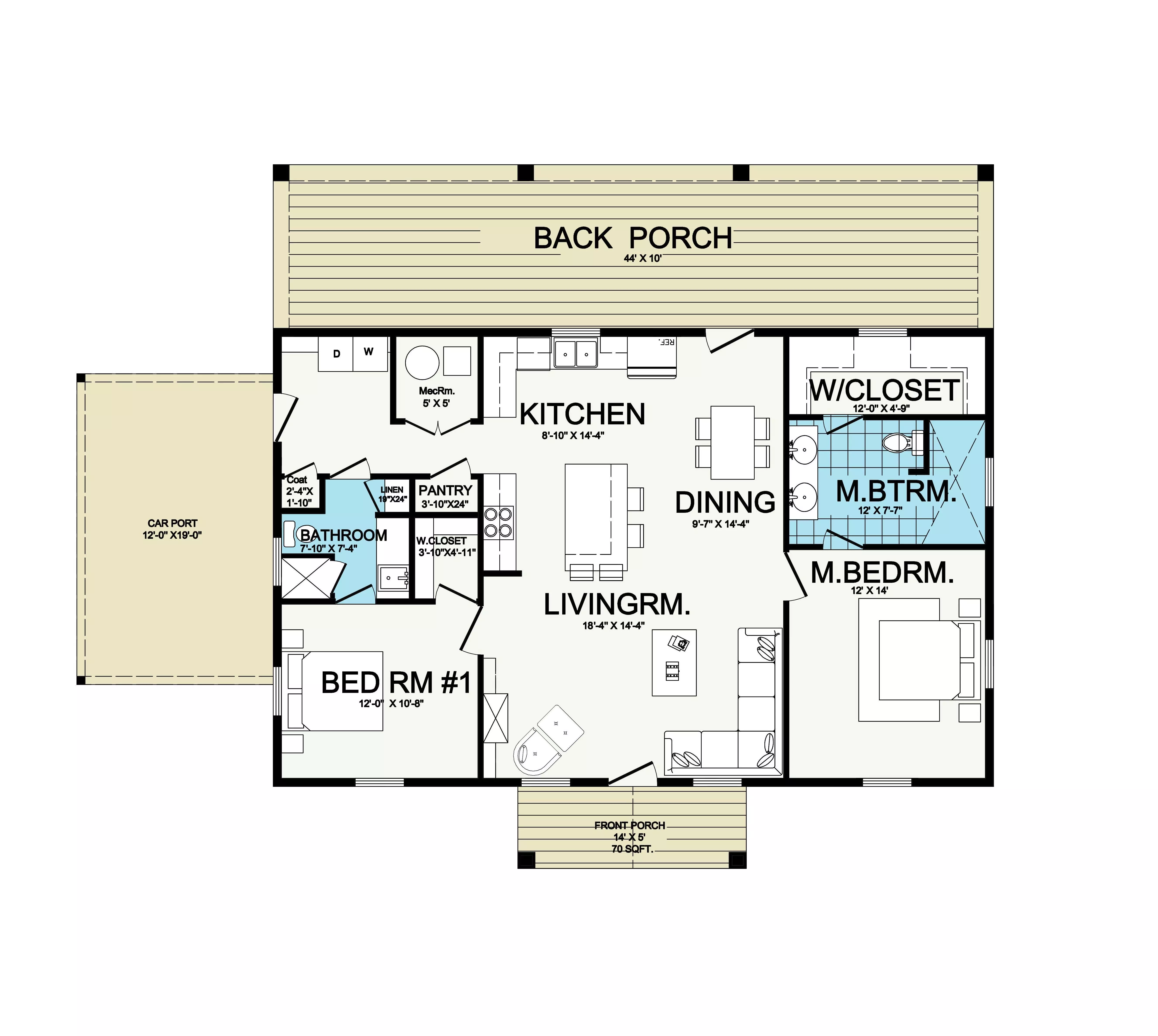 Barndominium House Design   3D model_4