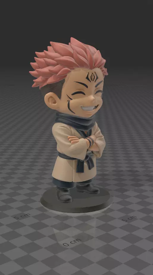 Ryomen Sukuna Jujutsu Kaisen 3D print model_2