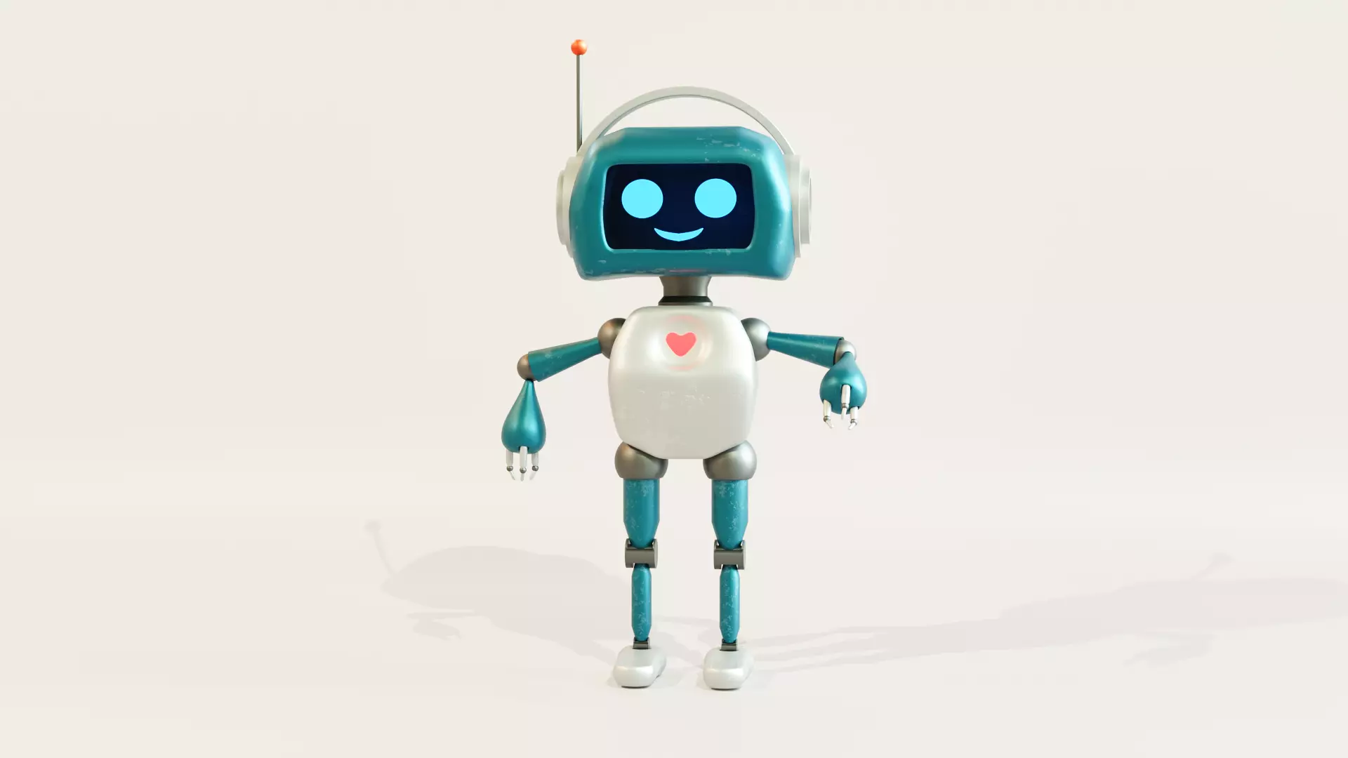 CUTE ROBOT 3D model_0