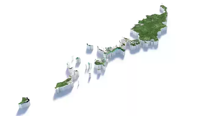 Palau Belau Terrain Country