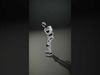 Retro Robot model pack Low-poly 3D model_2
