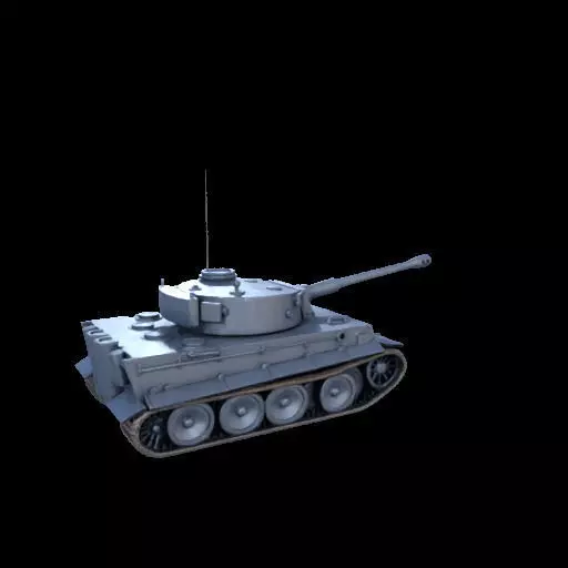 1957German Heavy Tank Tiger 3D Model 3D print model_2