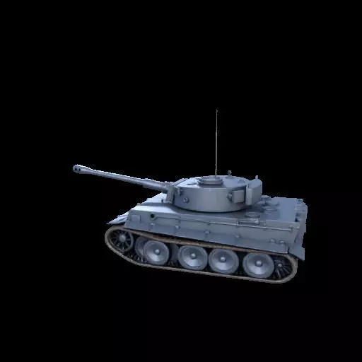 1957German Heavy Tank Tiger 3D Model 3D print model_14