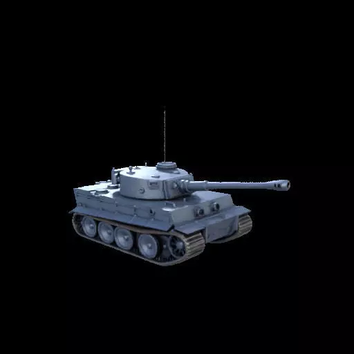 1957German Heavy Tank Tiger 3D Model 3D print model_24