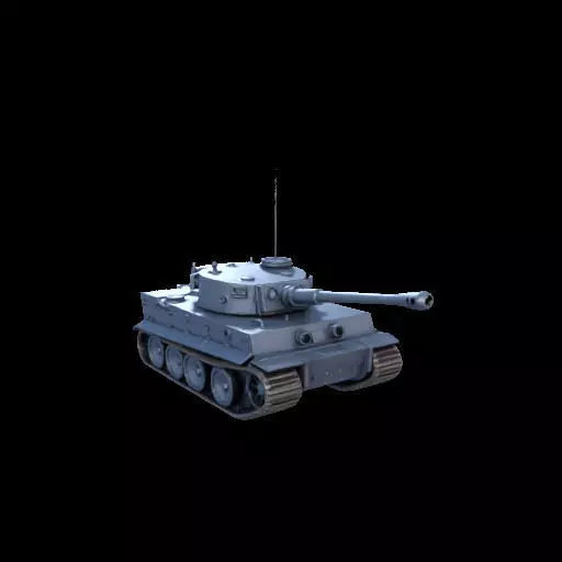 1957German Heavy Tank Tiger 3D Model 3D print model_23