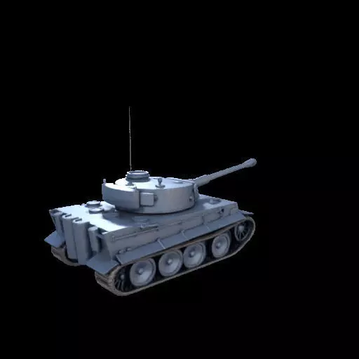 1957German Heavy Tank Tiger 3D Model 3D print model_3