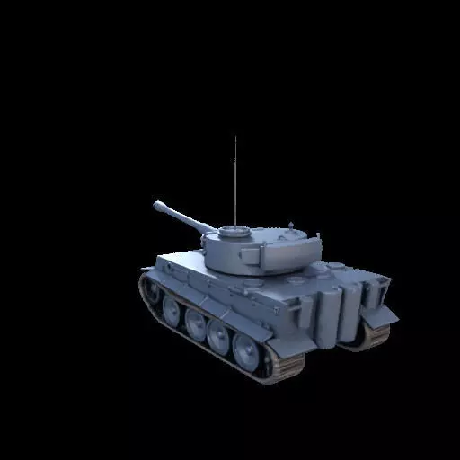1957German Heavy Tank Tiger 3D Model 3D print model_10