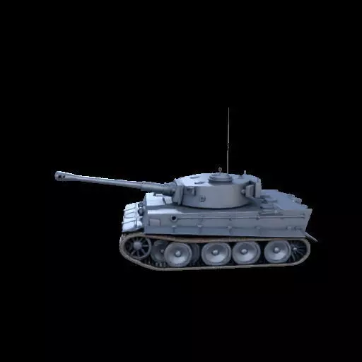 1957German Heavy Tank Tiger 3D Model 3D print model_16