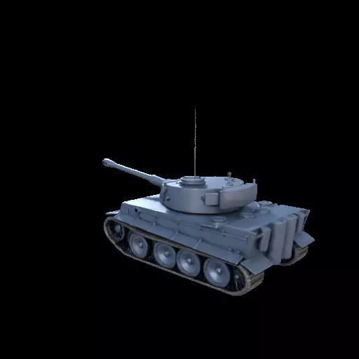 1957German Heavy Tank Tiger 3D Model 3D print model_11