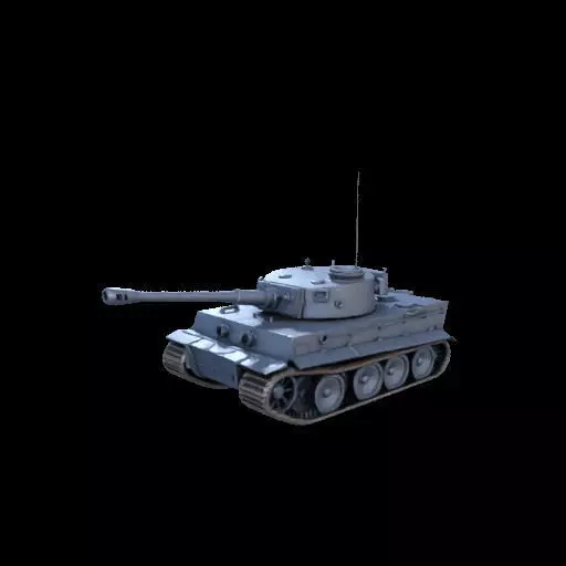1957German Heavy Tank Tiger 3D Model 3D print model_19