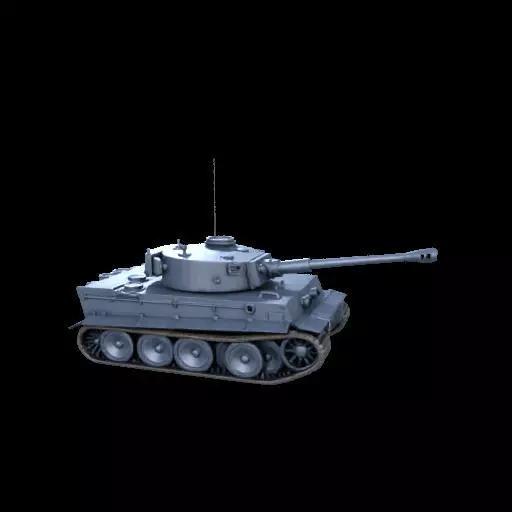 1957German Heavy Tank Tiger 3D Model 3D print model_26