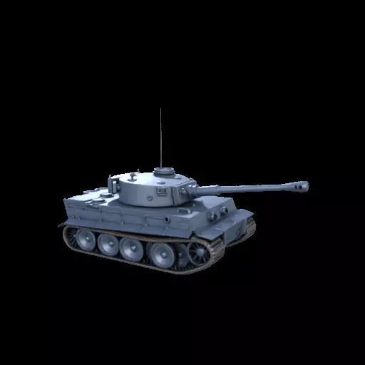 1957German Heavy Tank Tiger 3D Model 3D print model_25