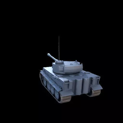 1957German Heavy Tank Tiger 3D Model 3D print model_9