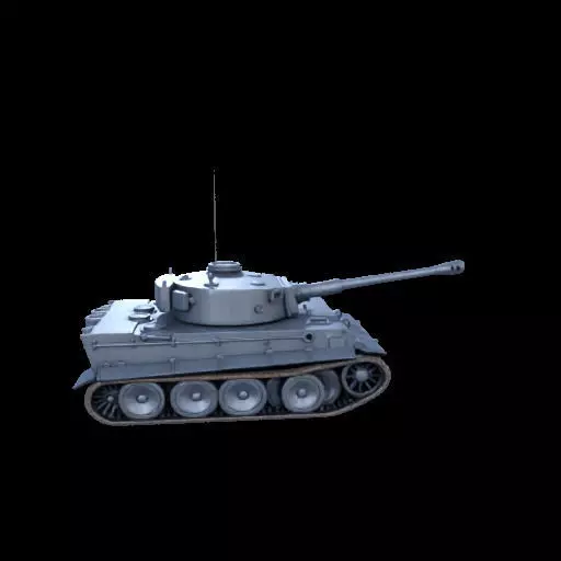 1957German Heavy Tank Tiger 3D Model 3D print model_28
