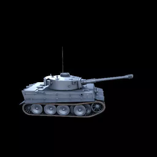 1957German Heavy Tank Tiger 3D Model 3D print model_27