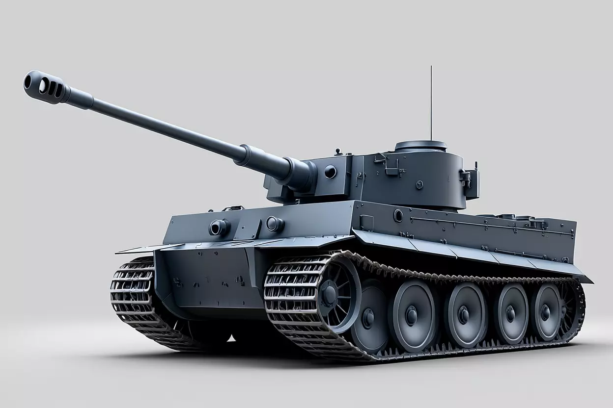 1957German Heavy Tank Tiger 3D Model 3D print model_32