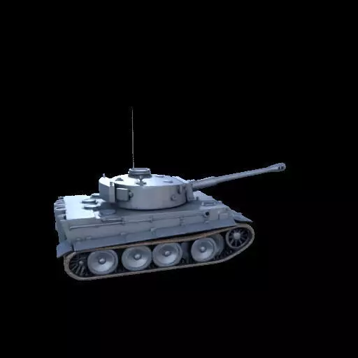 1957German Heavy Tank Tiger 3D Model 3D print model_29