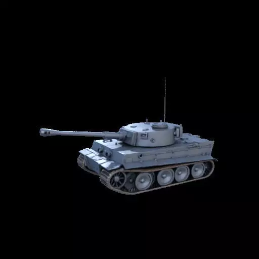 1957German Heavy Tank Tiger 3D Model 3D print model_18