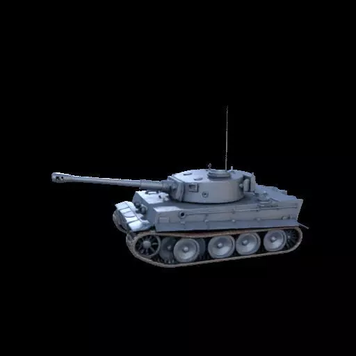1957German Heavy Tank Tiger 3D Model 3D print model_17