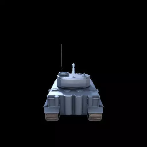 1957German Heavy Tank Tiger 3D Model 3D print model_7