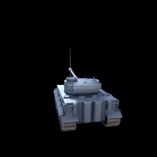 1957German Heavy Tank Tiger 3D Model 3D print model_8