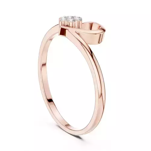 Round Diamond Engagement Wedding Ring 3DM STL Video