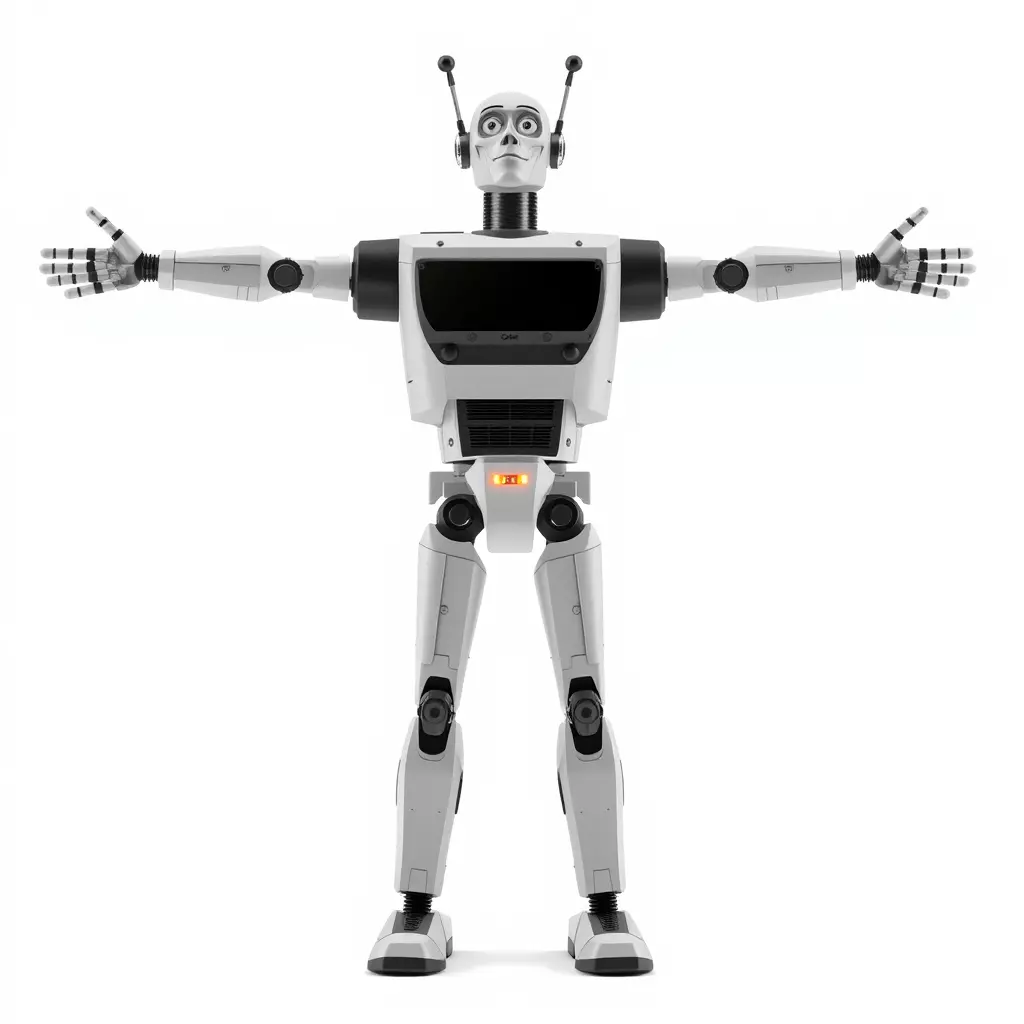 Retro Robot model pack Low-poly 3D model_3